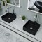 Alfi Brand ALFI brand ABC903-BM Black Matte 16" Modern Square Above Mount Ceramic Sink ABC903-BM - alternate 2